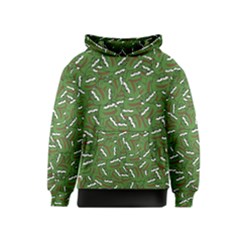 Pepe The Frog Face Pattern Green Kekistan Meme Kids  Pullover Hoodie by snek