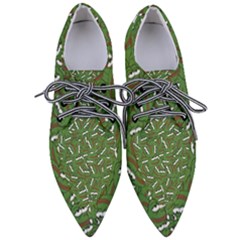 Pepe The Frog Face Pattern Green Kekistan Meme Women s Pointed Oxford Shoes by snek