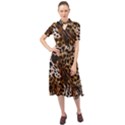 Cheetah by Traci K Keyhole Neckline Chiffon Dress View1