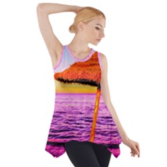 Pop Art Beach Umbrella  Side Drop Tank Tunic by essentialimage