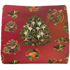 Wonderful Vintage Christmas Design Seat Cushion by FantasyWorld7