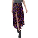 Halloween Candy on Black Velour Split Maxi Skirt View1