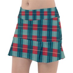 Pattern Texture Plaid Tennis Skirt by Mariart