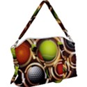 Sport Ball Tennis Golf Football Canvas Crossbody Bag View1