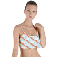 Wallpaper Chevron Layered Top Bikini Top  by HermanTelo