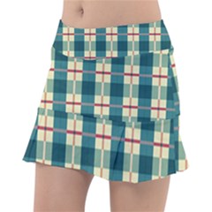 Pattern Texture Plaid Grey Tennis Skirt by Mariart