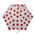 Heart Red Love Valentines Day Mini Folding Umbrellas View1