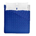 Background Polka Blue Duvet Cover Double Side (Full/ Double Size) View1