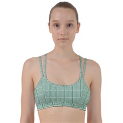 Background Digital Texture Line Them Up Sports Bra by HermanTelo