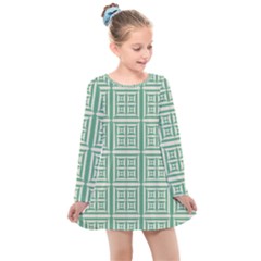 Background Digital Texture Kids  Long Sleeve Dress by HermanTelo