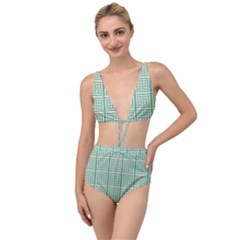 Background Digital Texture Tied Up Two Piece Swimsuit by HermanTelo