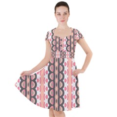 Wallpaper Cute Pattern Cap Sleeve Midi Dress by HermanTelo