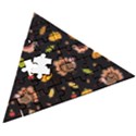 Thanksgiving Turkey pattern Wooden Puzzle Triangle View3