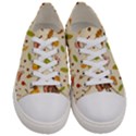 Thanksgiving Turkey pattern Women s Low Top Canvas Sneakers View1