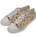 Thanksgiving Turkey pattern Women s Low Top Canvas Sneakers View2