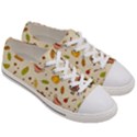 Thanksgiving Turkey pattern Women s Low Top Canvas Sneakers View3