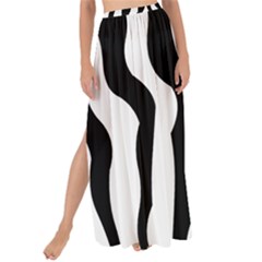 Wild Zebra Pattern Black And White Maxi Chiffon Tie-up Sarong by picsaspassion