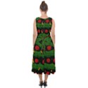 Pumkin Time Maybe Halloween Midi Tie-Back Chiffon Dress View2