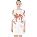 Can Walk on Fire, white background Pocket Dress View1