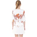 Can Walk on Fire, white background Pocket Dress View2