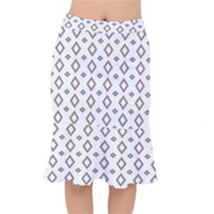 Background Texture Triangle Short Mermaid Skirt by HermanTelo