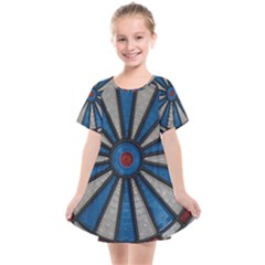 Darts Throw Kids  Smock Dress by HermanTelo