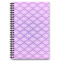 Pattern Texture Geometric Purple 5.5  x 8.5  Notebook View1