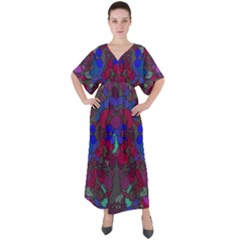 Netzauge V-neck Boho Style Maxi Dress by zappwaits