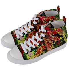 Red Country-1-2 Women s Mid-top Canvas Sneakers by bestdesignintheworld