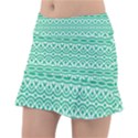 Pattern Green Tennis Skorts View1