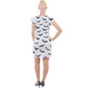 Bats Pattern Cap Sleeve Bodycon Dress View2