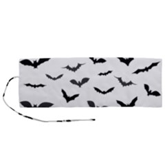 Bats Pattern Roll Up Canvas Pencil Holder (m) by Sobalvarro