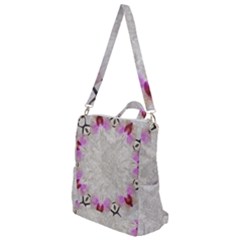 Orchidées Fleurs Abstrait Crossbody Backpack by kcreatif