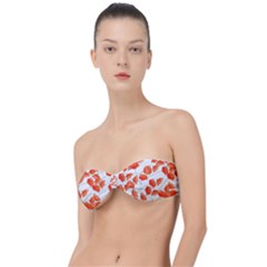 Pattern Coquelicots  Classic Bandeau Bikini Top  by kcreatif