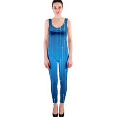 Abstract Rain Space One Piece Catsuit by HermanTelo