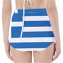 Greece Flag Greek Flag High-Waisted Bikini Bottoms View2