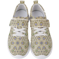 A Gift With Flowers And Bubble Wrap Men s Velcro Strap Shoes by pepitasart