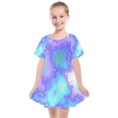 Dégradé Violet/bleu Kids  Smock Dress by kcreatif