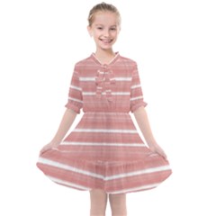 Bandes Peinture Rose Kids  All Frills Chiffon Dress by kcreatif