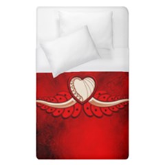 Love, Wonderful Elegant Heart Duvet Cover (single Size) by FantasyWorld7