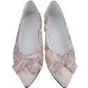 Marble with Metallic Gold intrusions on gray white Stone texture Pastel Rose Pink Background Women s Bow Heels View1