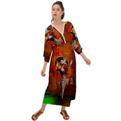 Cute Little Harlequin Grecian Style  Maxi Dress by FantasyWorld7