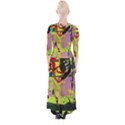 Deep Soul 1 2 Quarter Sleeve Wrap Maxi Dress View2