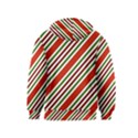 Christmas Color Stripes Kids  Pullover Hoodie View2