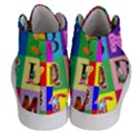 Alphabet Pattern Women s Hi-Top Skate Sneakers View4