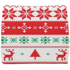 Ugly Christmas Sweater Pattern Seat Cushion by Sobalvarro