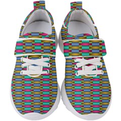 Seamless Tile Pattern Kids  Velcro Strap Shoes by HermanTelo