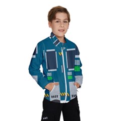 Amphisbaena Two Platform Dtn Node Vector File Kids  Windbreaker by Sapixe