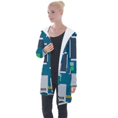 Amphisbaena Two Platform Dtn Node Vector File Longline Hooded Cardigan by Sapixe