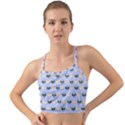 Alien Pattern Mini Tank Bikini Top View1